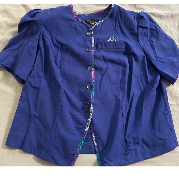 Vtg. Damon Dress blazer/Jacket MADE IN USA Sz 24 - Picture 1 of 9